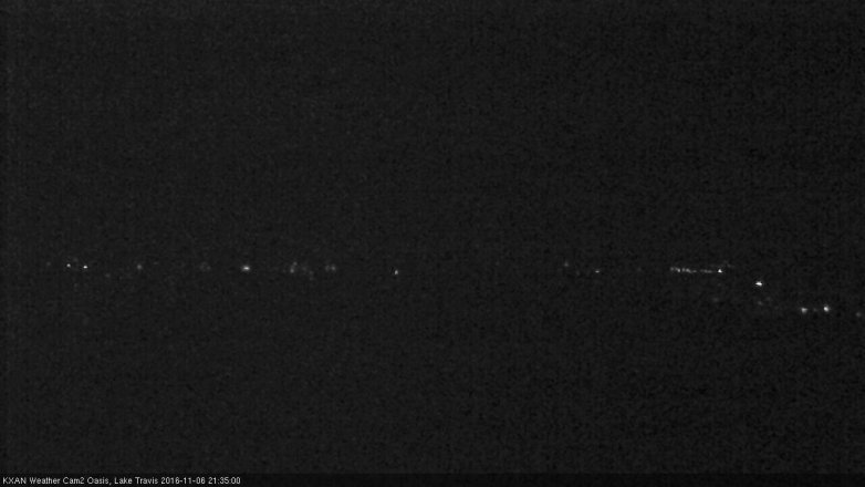Lake Travis webcam, November 6, 2016 8:50 PM CT