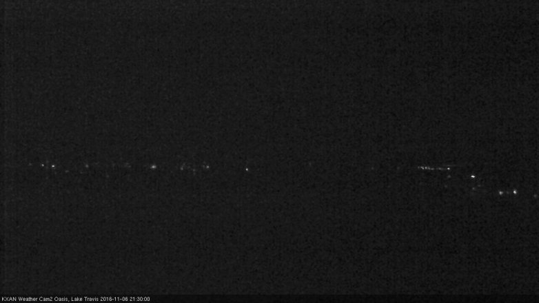 Lake Travis webcam, November 6, 2016 8:55 PM CT