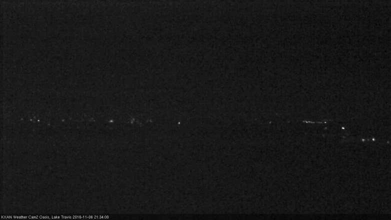 Lake Travis webcam, November 6, 2016 9:00 PM CT