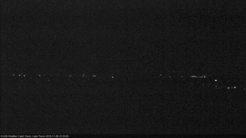 Lake Travis webcam, November 6, 2016 9:40 PM CT