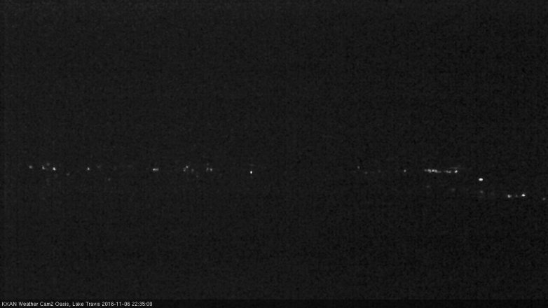 Lake Travis webcam, November 6, 2016 10:05 PM CT