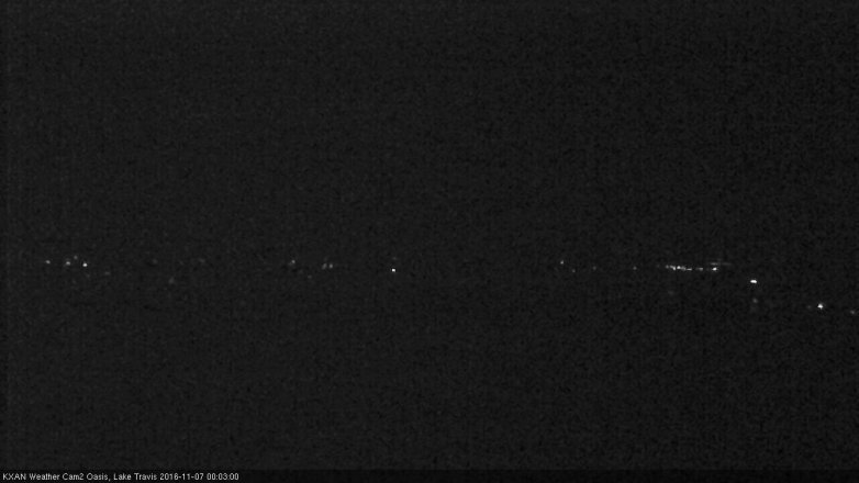 Lake Travis webcam, November 6, 2016 11:35 PM CT