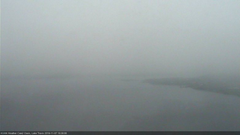 Lake Travis webcam, November 7, 2016 9:50 AM CT