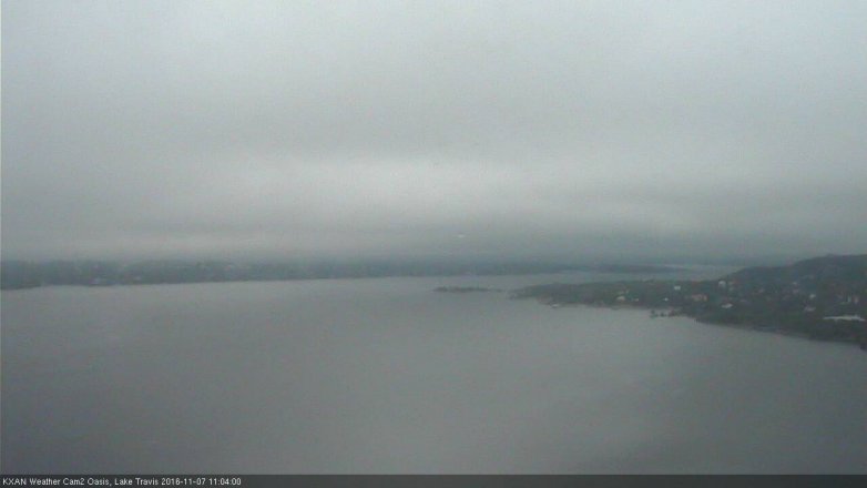 Lake Travis webcam, November 7, 2016 10:30 AM CT