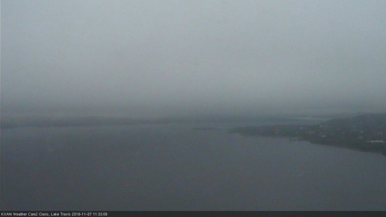 Lake Travis webcam, November 7, 2016 11:00 AM CT