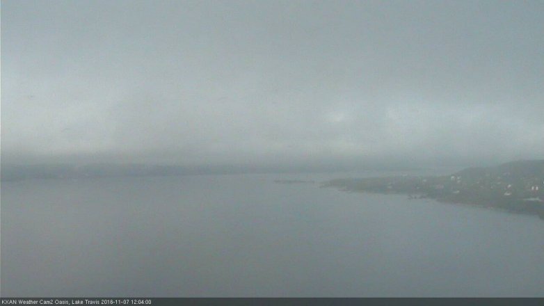 Lake Travis webcam, November 7, 2016 11:10 AM CT