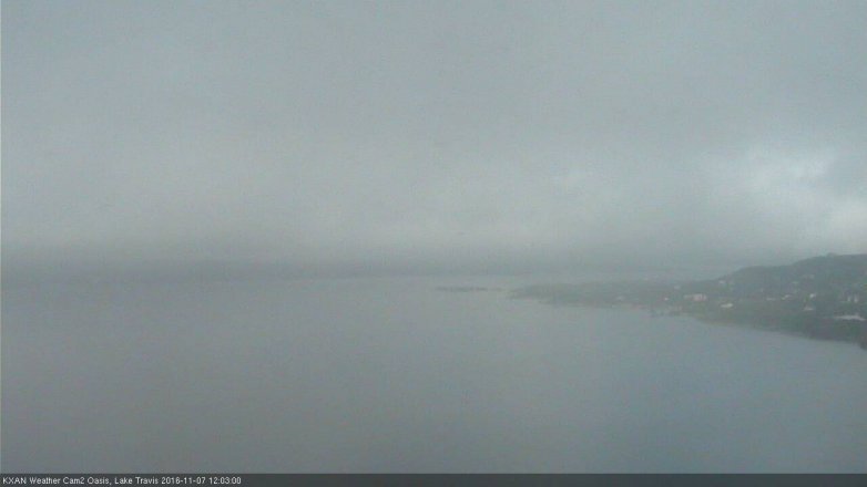 Lake Travis webcam, November 7, 2016 11:25 AM CT