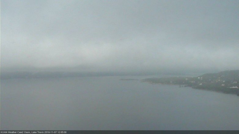 Lake Travis webcam, November 7, 2016 11:35 AM CT