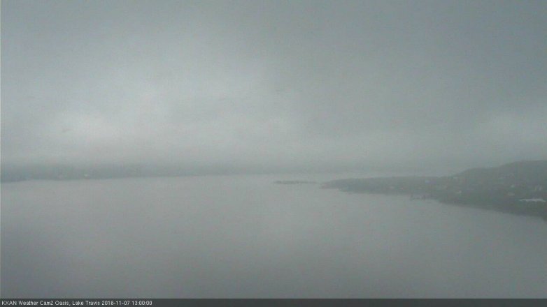 Lake Travis webcam, November 7, 2016 12:05 PM CT