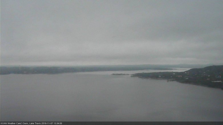Lake Travis webcam, November 7, 2016 12:40 PM CT
