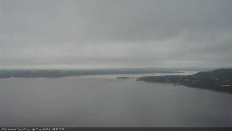 Lake Travis webcam, November 7, 2016 12:45 PM CT