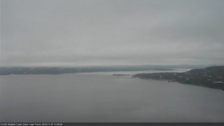 Lake Travis webcam, November 7, 2016 12:50 PM CT