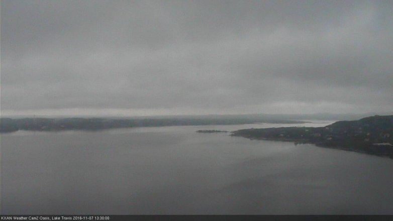 Lake Travis webcam, November 7, 2016 12:55 PM CT