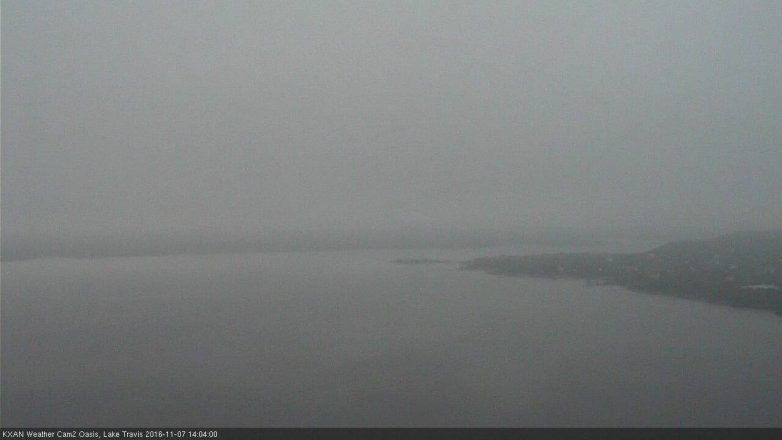 Lake Travis webcam, November 7, 2016 1:25 PM CT
