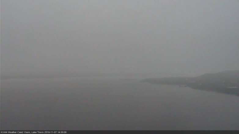 Lake Travis webcam, November 7, 2016 1:45 PM CT
