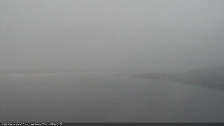 Lake Travis webcam, November 7, 2016 1:55 PM CT