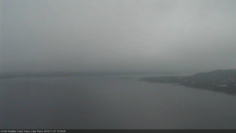 Lake Travis webcam, November 7, 2016 2:40 PM CT