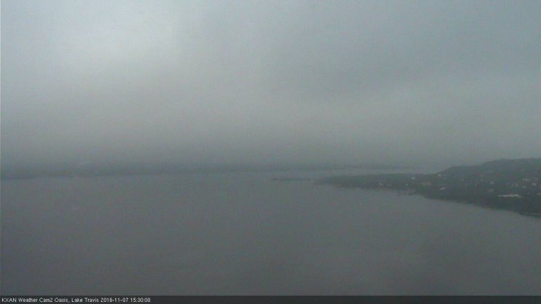 Lake Travis webcam, November 7, 2016 2:50 PM CT