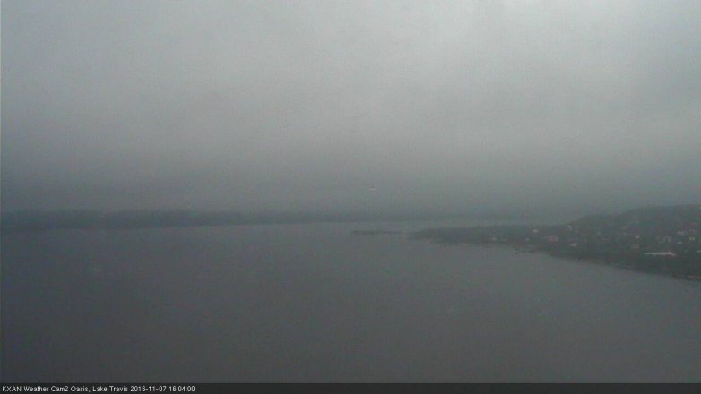 Lake Travis webcam, November 7, 2016 3:10 PM CT