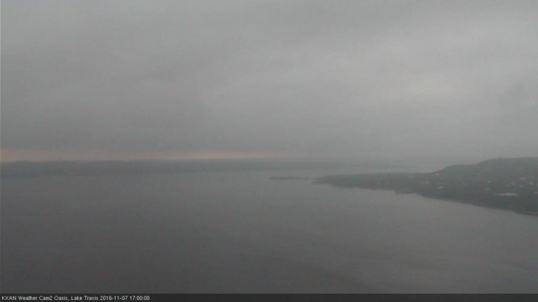 Lake Travis webcam, November 7, 2016 4:20 PM CT