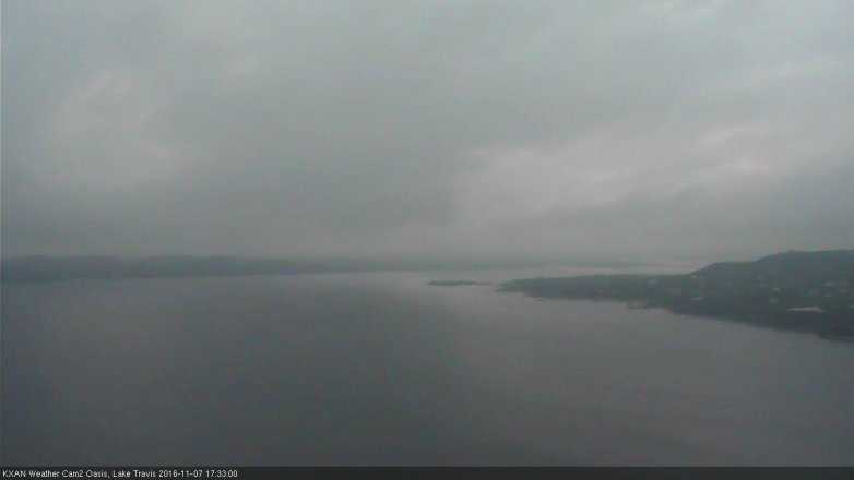Lake Travis webcam, November 7, 2016 4:45 PM CT
