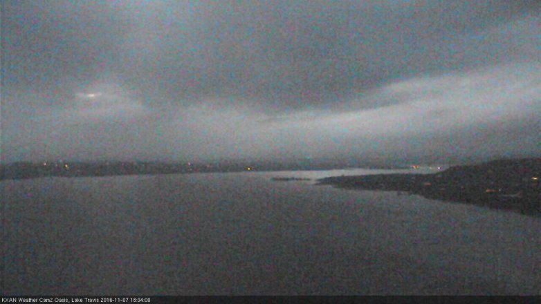 Lake Travis webcam, November 7, 2016 5:25 PM CT