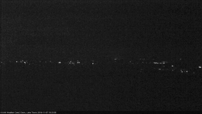 Lake Travis webcam, November 7, 2016 5:40 PM CT