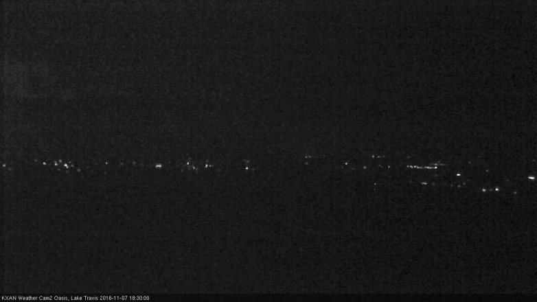 Lake Travis webcam, November 7, 2016 6:00 PM CT
