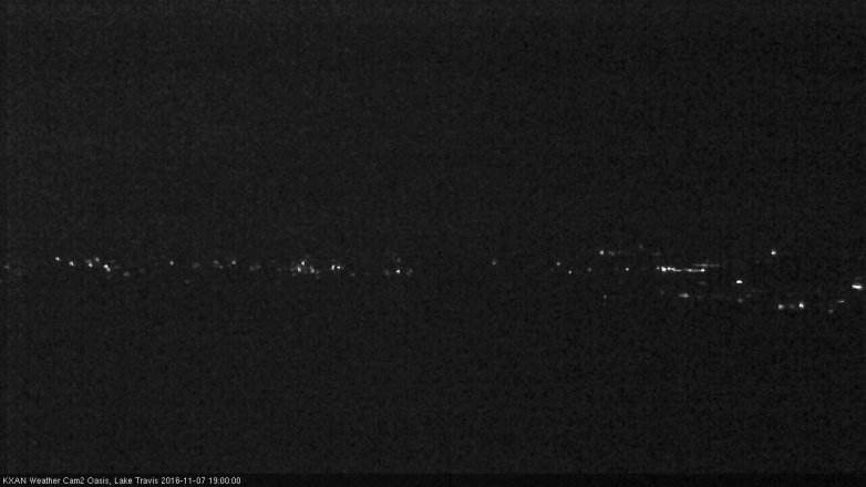 Lake Travis webcam, November 7, 2016 6:10 PM CT