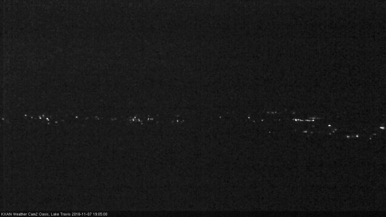 Lake Travis webcam, November 7, 2016 6:30 PM CT