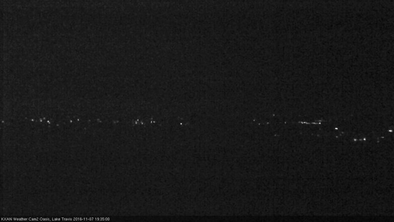 Lake Travis webcam, November 7, 2016 6:40 PM CT