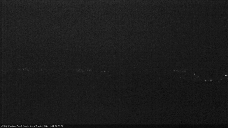 Lake Travis webcam, November 7, 2016 7:10 PM CT