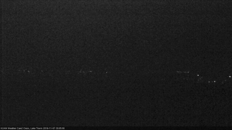 Lake Travis webcam, November 7, 2016 7:15 PM CT