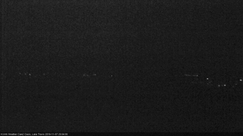 Lake Travis webcam, November 7, 2016 7:35 PM CT