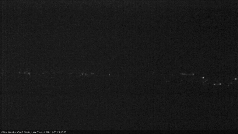 Lake Travis webcam, November 7, 2016 7:50 PM CT