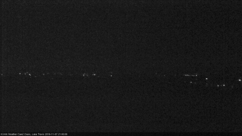 Lake Travis webcam, November 7, 2016 8:10 PM CT