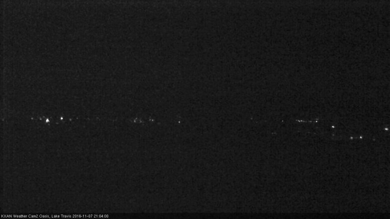 Lake Travis webcam, November 7, 2016 8:25 PM CT
