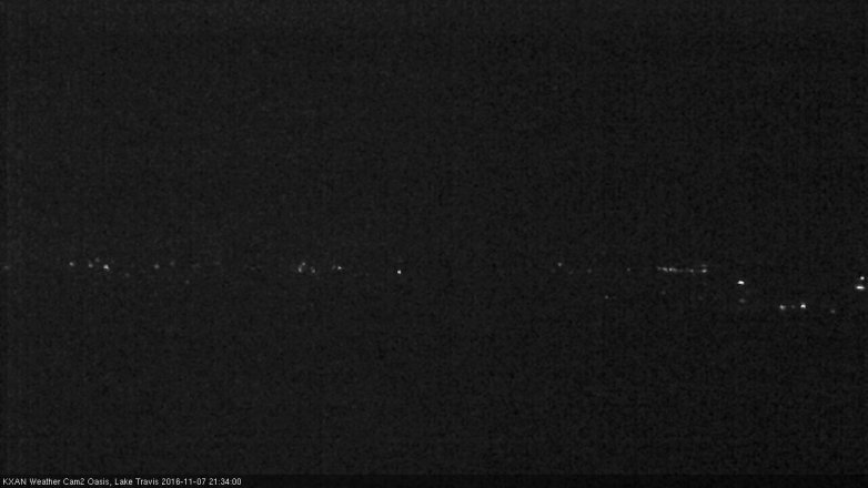 Lake Travis webcam, November 7, 2016 8:50 PM CT