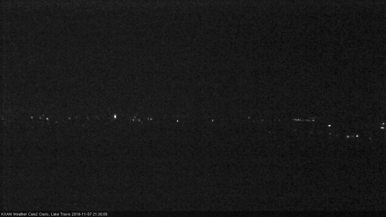 Lake Travis webcam, November 7, 2016 8:55 PM CT