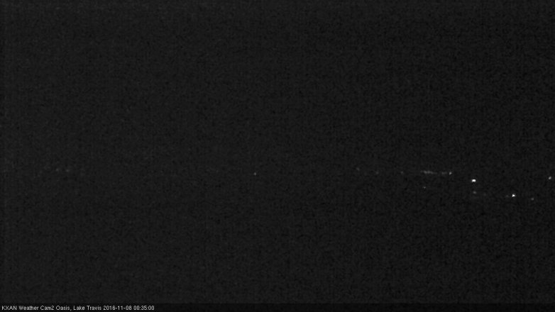 Lake Travis webcam, November 7, 2016 11:45 PM CT