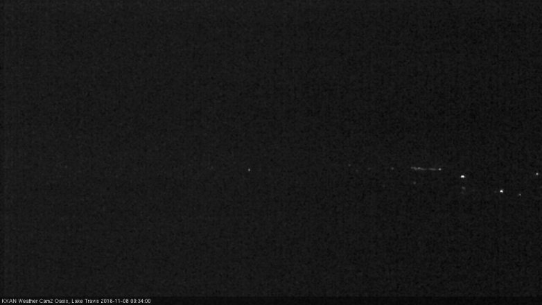 Lake Travis webcam, November 7, 2016 11:55 PM CT