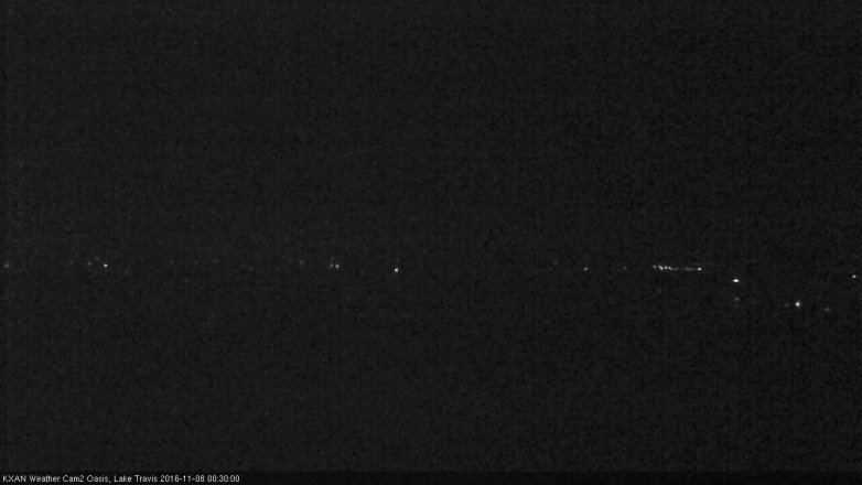 Lake Travis webcam, November 7, 2016 12:00 AM CT