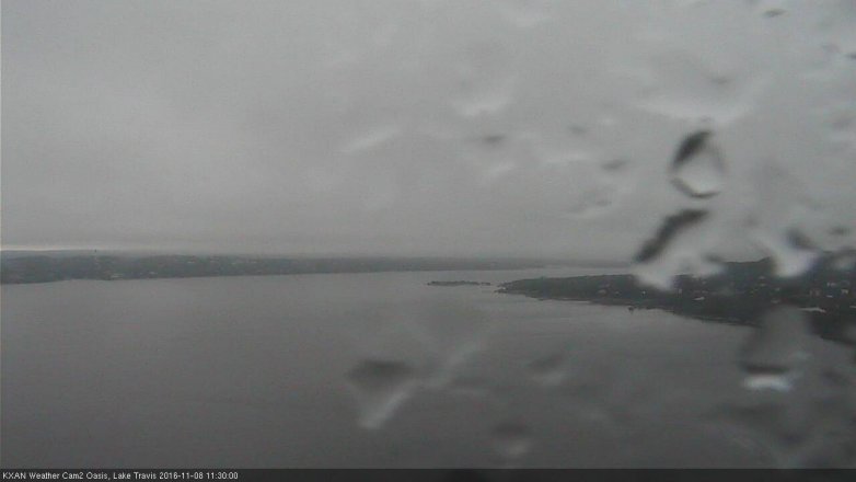 Lake Travis webcam, November 8, 2016 10:40 AM CT