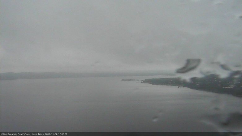 Lake Travis webcam, November 8, 2016 11:05 AM CT