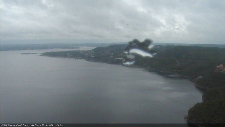 Lake Travis webcam, November 8, 2016 12:40 PM CT
