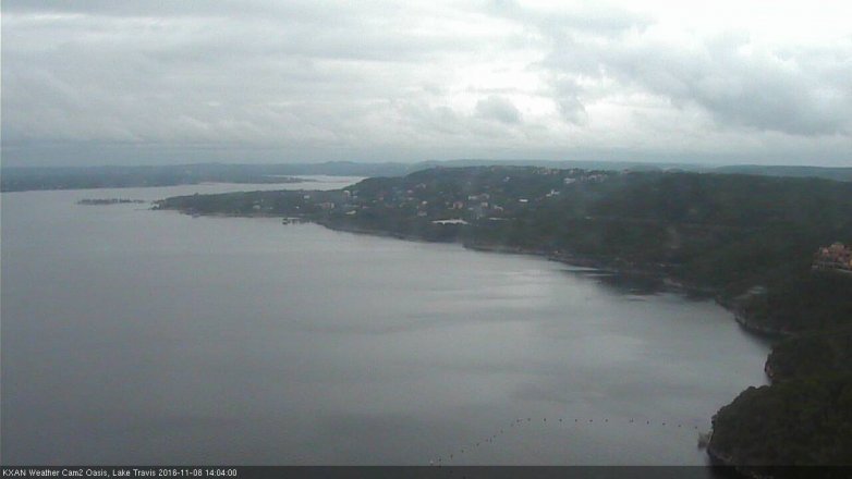 Lake Travis webcam, November 8, 2016 1:30 PM CT