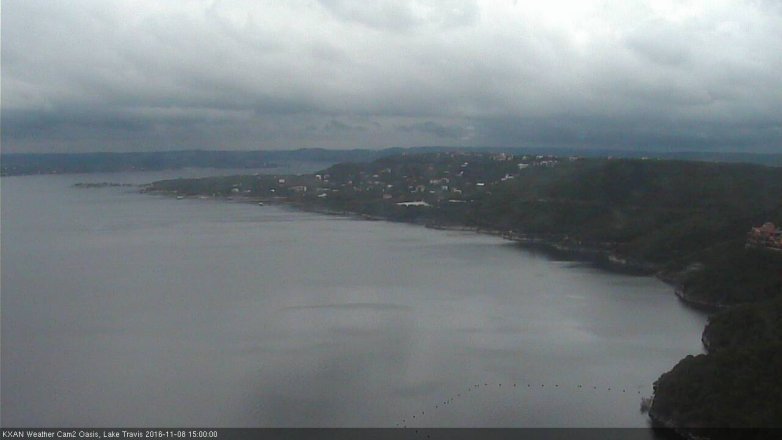 Lake Travis webcam, November 8, 2016 2:25 PM CT