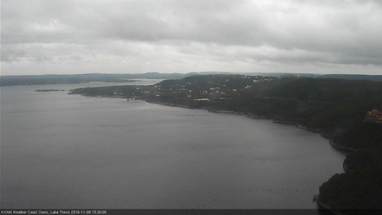 Lake Travis webcam, November 8, 2016 2:35 PM CT