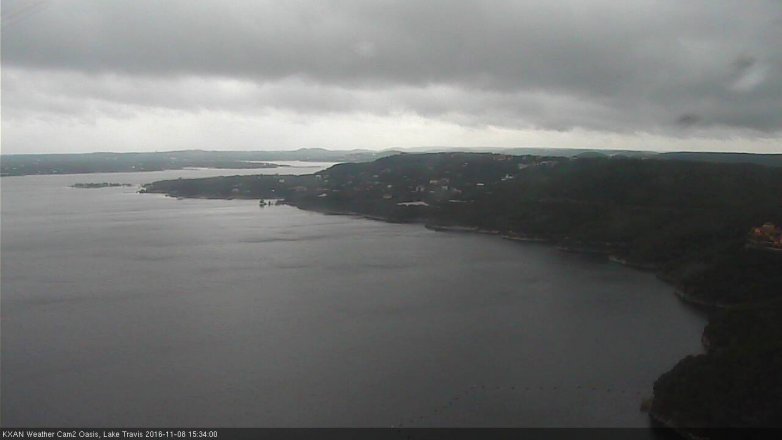 Lake Travis webcam, November 8, 2016 3:00 PM CT