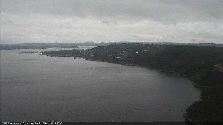 Lake Travis webcam, November 8, 2016 4:10 PM CT